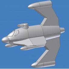 Manta-Lorian Skipt-Ray Heavy fighter (3 ea)
